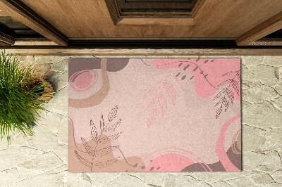 Deurmat voor buiten Boho Bloemen