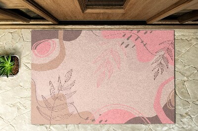 Deurmat voor buiten Boho Bloemen