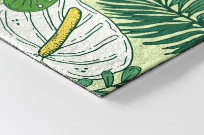 Buiten deurmat Groene planten