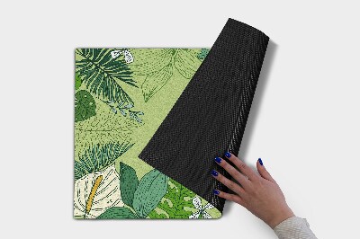 Buiten deurmat Groene planten