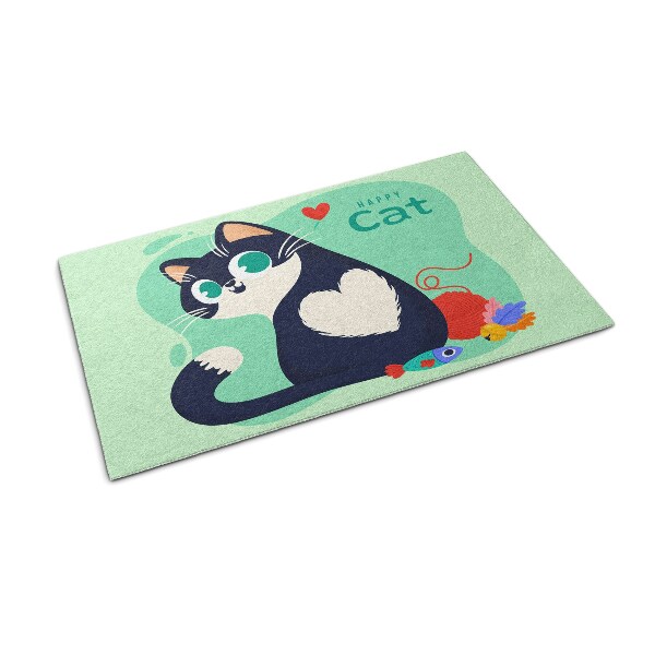 Schoonloopmat Schattig katje