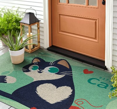 Schoonloopmat Schattig katje