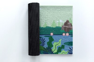 Buiten deurmat Tropische kikker