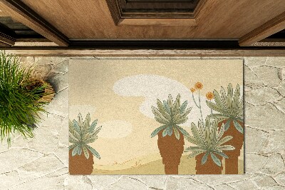 Schoonloopmat Tropische bomen