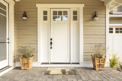 Schoonloopmat Tropische bomen