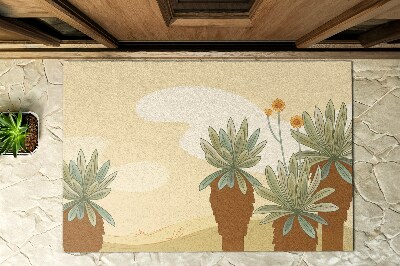 Schoonloopmat Tropische bomen