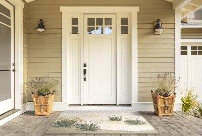 Deurmat voor buiten Woestijnbloemen