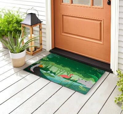 Buiten deurmat Tropische dieren