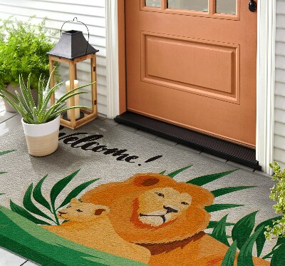 Schoonloopmat Wilde katten