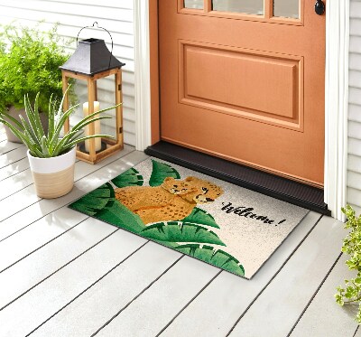 Deurmat voor buiten Cheeta's