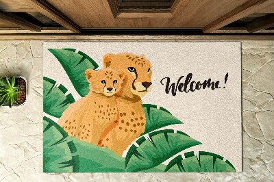 Deurmat voor buiten Cheeta's