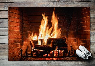 Buiten deurmat Kampvuur