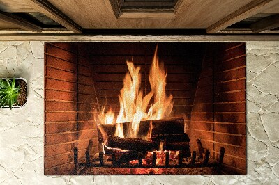 Buiten deurmat Kampvuur