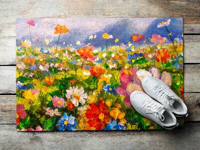 Schoonloopmat Bloemenweide