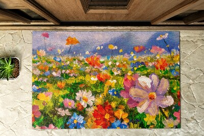 Schoonloopmat Bloemenweide