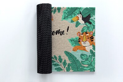 Deurmat voor buiten Dieren welkom