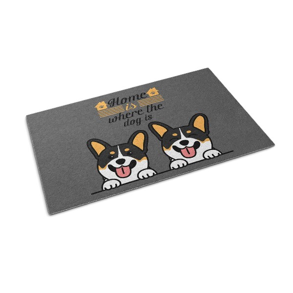 Schoonloopmat Welkom Honden