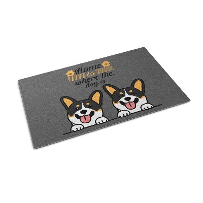 Schoonloopmat Welkom Honden