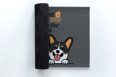 Schoonloopmat Welkom Honden