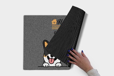 Schoonloopmat Welkom Honden