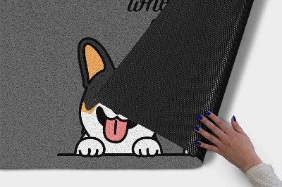 Schoonloopmat Welkom Honden