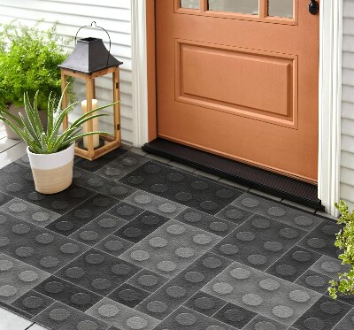 Deurmat voor buiten Blokgeometrie