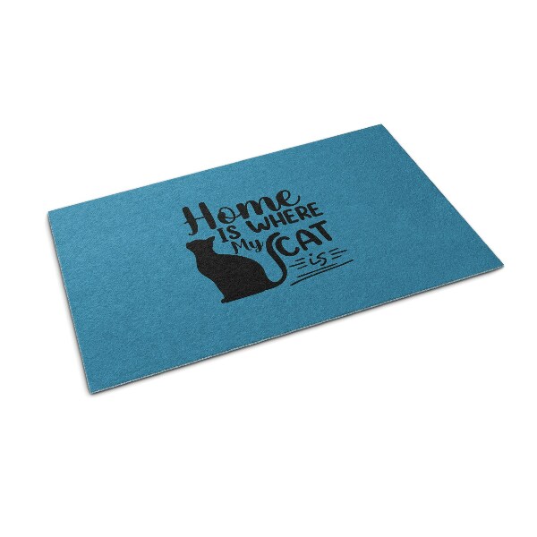 Deurmat voor buiten huiskat