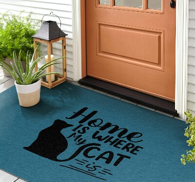 Deurmat voor buiten huiskat