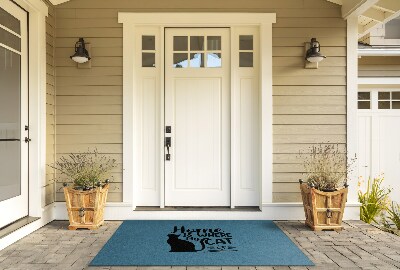 Deurmat voor buiten huiskat