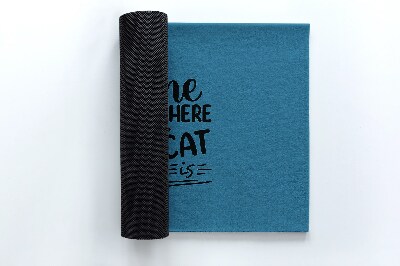 Deurmat voor buiten huiskat