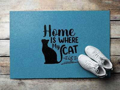 Deurmat voor buiten huiskat