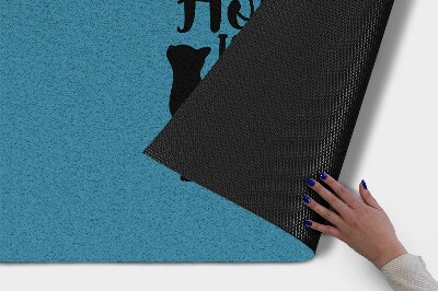 Deurmat voor buiten huiskat