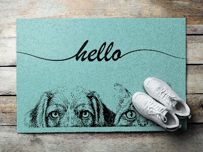 Buiten deurmat Hallo Hond en Kat