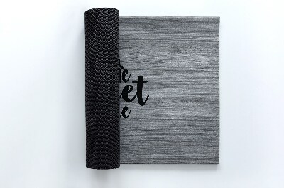 Buiten deurmat Sweet Home-bord