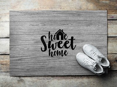 Buiten deurmat Sweet Home-bord
