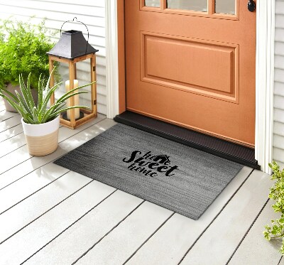 Buiten deurmat Sweet Home-bord
