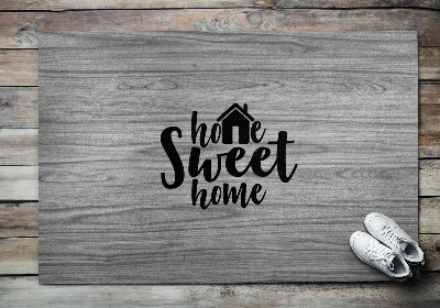 Buiten deurmat Sweet Home-bord