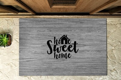 Buiten deurmat Sweet Home-bord
