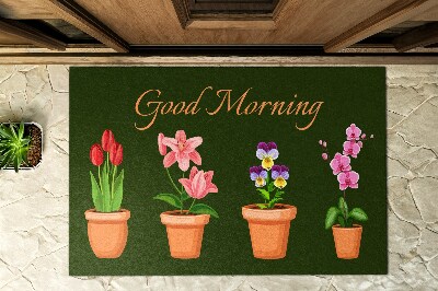 Deurmat voor buiten Potplanten