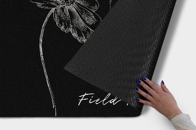 Deurmat voor buiten Kamillebloem