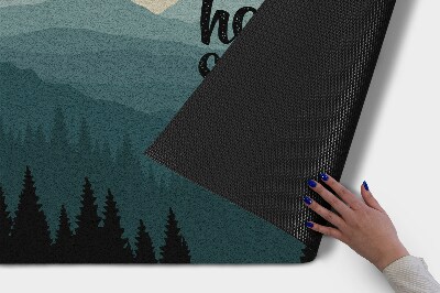 Deurmat voor buiten Sweet Home Mountains