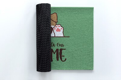 Schoonloopmat Welkom thuis hond