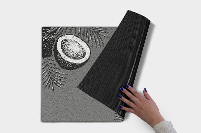 Deurmat voor buiten Welkom thuis tropisch