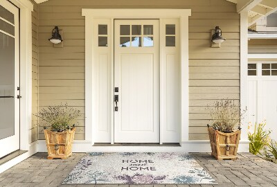 Deurmat voor buiten Zoet thuis