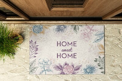 Deurmat voor buiten Zoet thuis