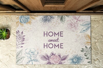 Deurmat voor buiten Zoet thuis