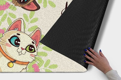 Schoonloopmat Het opschrift Katten