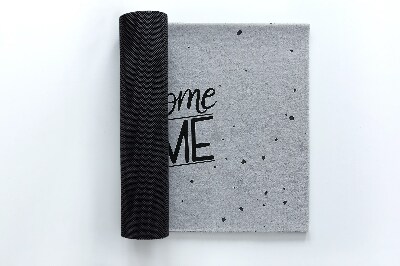 Deurmat voor buiten Beton Welkom