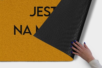 Deurmat voor buiten U bent hier marker