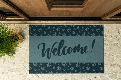Deurmat voor buiten Welkom